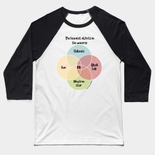 Venn Diagram The heaviest objects in the universe me Baseball T-Shirt